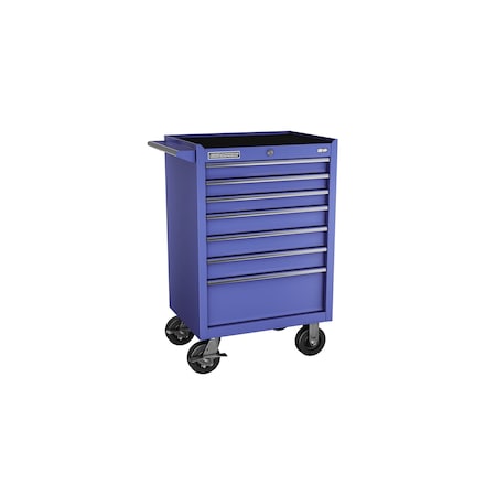 Champion Tool Storage FMPro Tool Cabinet With Casters, 7 Drawer, Blue, Steel, 27 in W x 20 in D FMP2707RC-BL